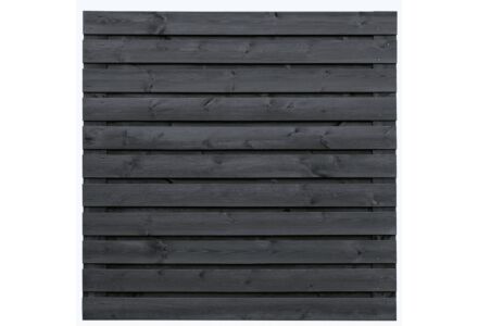 Tuinscherm Fulda zwart gespoten 180x180cm