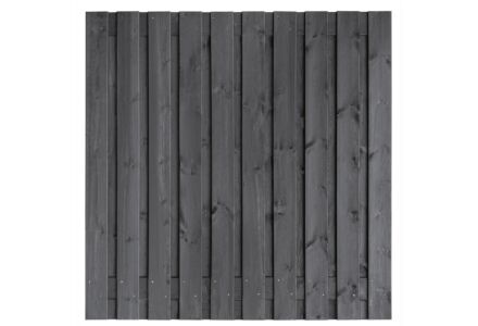 Tuinscherm Hengelo zwart geimpregneerd 21-planks 180x180cm