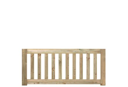 Tuinhek modern De Luxe 60x180cm recht