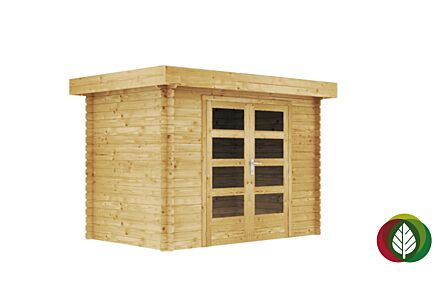 Blokhut Brandhof 28mm 300x200cm - Duxwood