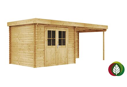 Blokhut Burg 28mm 650x275cm - Duxwood
