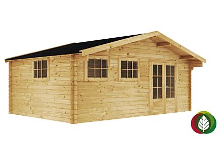 Blokhut Meppel 45mm 600x400cm - Duxwood