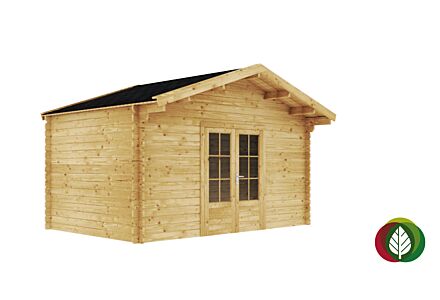 Blokhut Olivia 45mm 450x300cm - Duxwood
