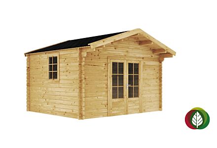 Blokhut Rians 45mm 400x350cm - Duxwood