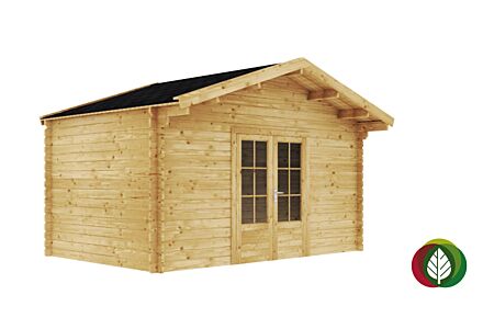 Blokhut Rietlanden 45mm 450x350cm - Duxwood