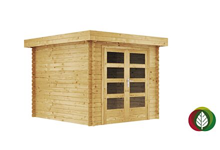 Blokhut Telfs 28mm 250x300cm - Duxwood