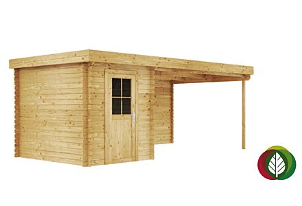 Blokhut Waterloo 28mm 600x250cm - Duxwood