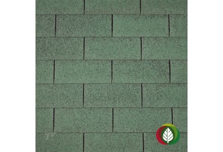 Dakshingles recht groen
