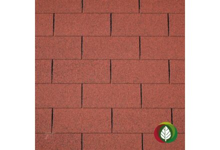 Dakshingles recht rood