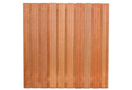 Tuinscherm hardhout Dronten recht 21 planks