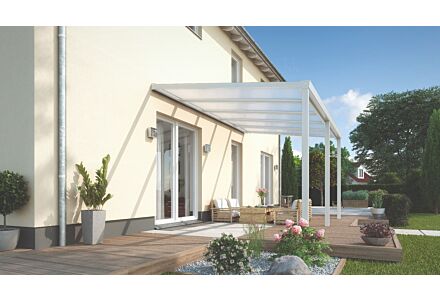 Aluminium veranda Easy Edition wit