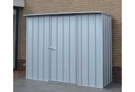 Metalen tuinkast Endurashed 225x78cm (zilvergrijs)