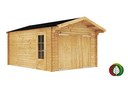 Houten garage 350 x 500 cm - Daan 45mm
