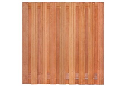 Tuinscherm hardhout Harlingen recht 19 planks