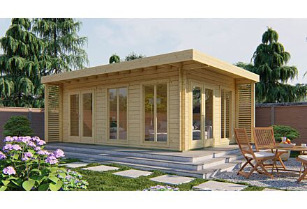 Blokhut Tuinhuis Hildegard 590x400cm Tuindeco