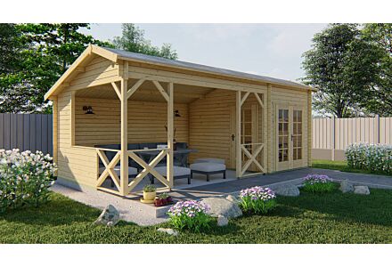 Blokhut Kukka 700x350cm