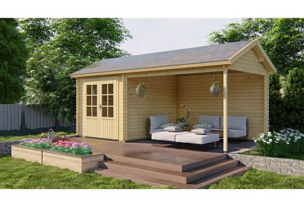 Blokhut Ove 590x300cm