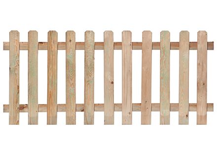 Tuinhek recht geimpregneerd grenen hout 