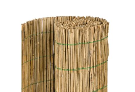 Rieten decoratiemat dubbelvoudig gebonden 200x125cm