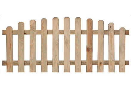 Tuinhek toog geïmpregneerd grenen hout 