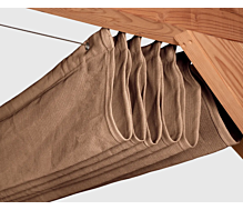 Selecteer Harmonica schaduwdoek zand 500x370 cm