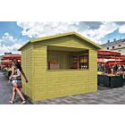 Houten Kiosk Dancer 300x200cm