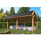 Kapschuur Bergen XL Lariks Douglas 677x452cm type 1 onbehandeld