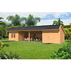 Kapschuur Bergen XL Lariks Douglas 1302x452cm type 12 onbehandeld