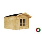 Blokhut Gonesse 45mm 350x350cm - Duxwood