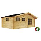 Blokhut Meppel 45mm 600x400cm - Duxwood