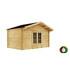 Blokhut Olivia 45mm 450x300cm - Duxwood