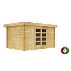 Blokhut Emmen 45mm 500x300cm - Duxwood