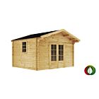Blokhut Rians 45mm 400x350cm - Duxwood