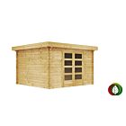 Blokhut Stuben 45mm 350x350cm - Duxwood
