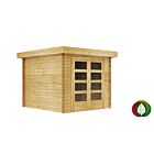 Blokhut Telfs 28mm 250x300cm - Duxwood