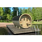 Barrelsauna 205 x 400 cm Vurenhout