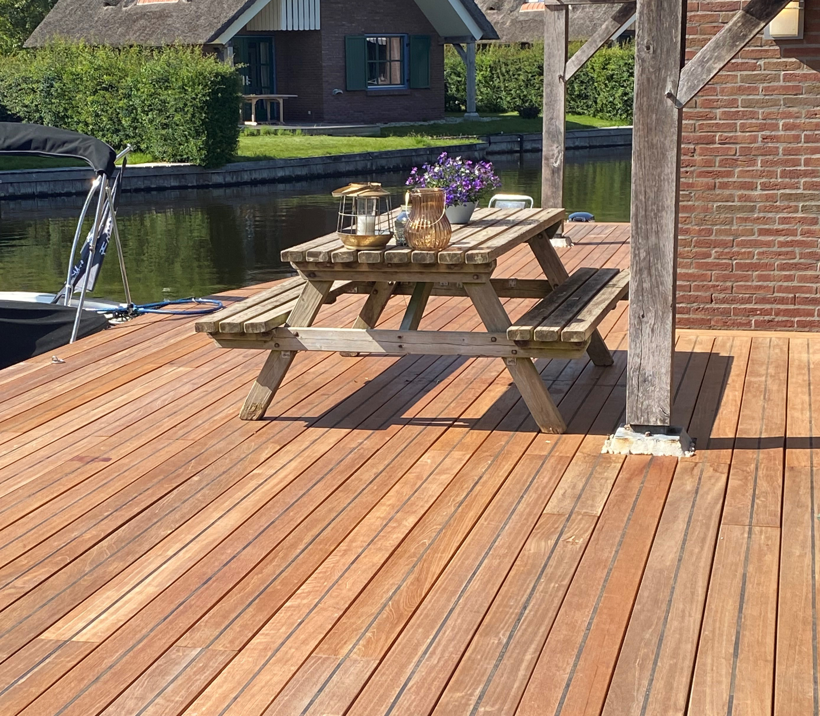 Uw eigen houten of composiet vlonder van planken maken?